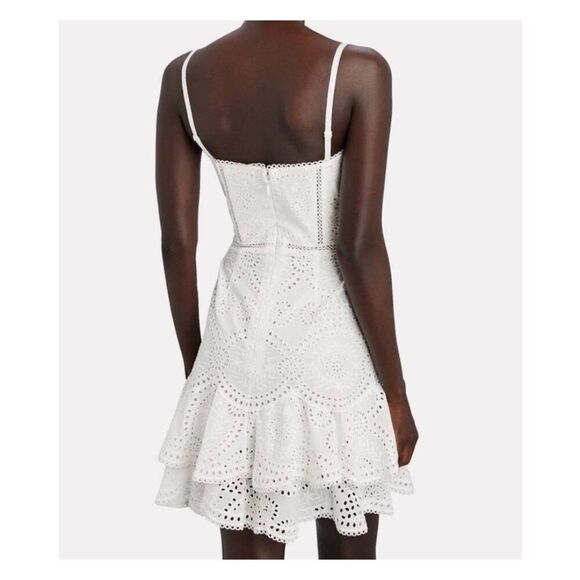 Jonathan Simkhai - Broderie Anglaise Bustier Dress Size 12 - Picture 2 of 6